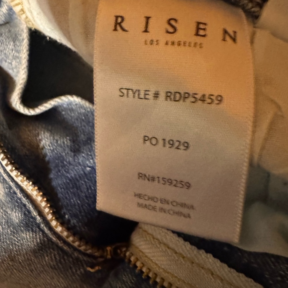 RISEN High Rise Relaxed Straight Jeans
- Rise 10" | Inseam 28" - Picture 4 of 4